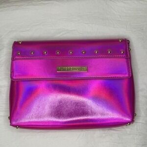 Pure Romance hot pink iridescent bag purse‎ handbag- dimples